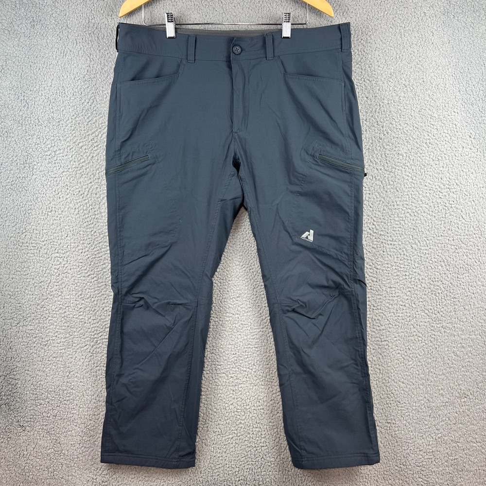 Eddie Bauer Men's First Ascent Fleece Lined Guide Pro Pants 38x30 Steel Blue